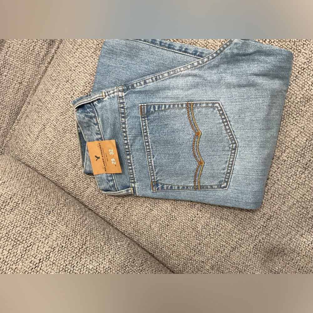 American Eagle Outfitters Light Blue Denim Jeans
